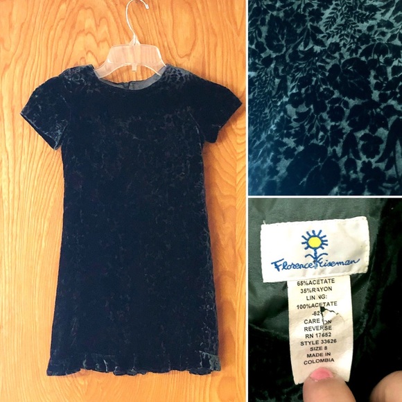 florence eiseman green velvet dress